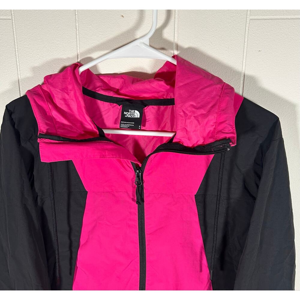 The North Face Antora Waterproof Rain Jacket Pink Black Mens Size Small Gorpcore - Picture 3 of 10